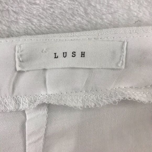 Lush white embroidered stripe shorts - Picture 5 of 11